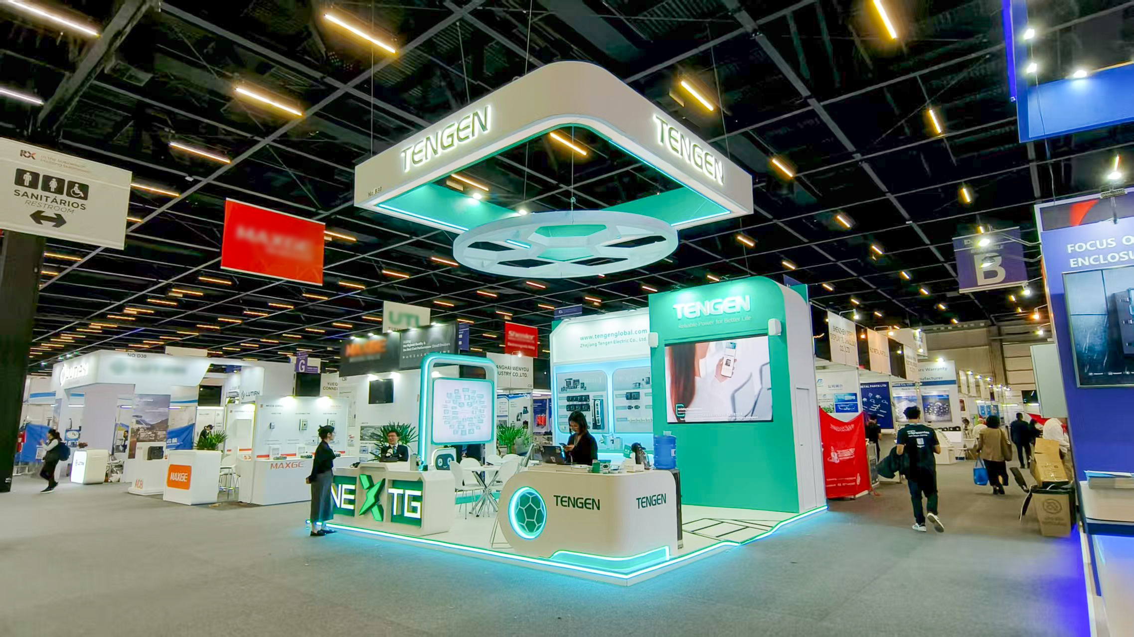 闪耀拉美丨龙8唯一官方头号玩家亮相FIEE巴西国际电力展